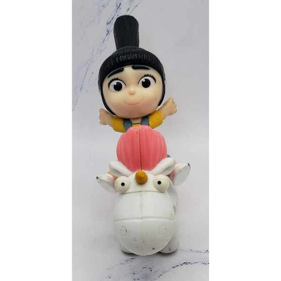 McDonalds Happy Meal Toy Minions Despicable Me 3 Agnes' Rockin' Unicorn 2017 - Picture 2 of 7